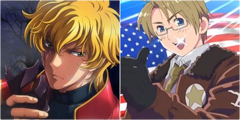 american characters in anime